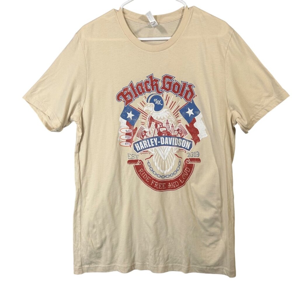 Harley Davidson Motorcycle Shirt Men's Size L Graphic-Tee NWOT